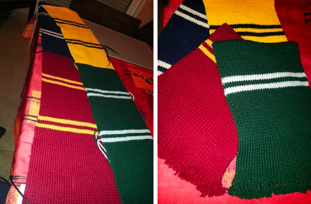 Tricoter un foulard Harry Potter 