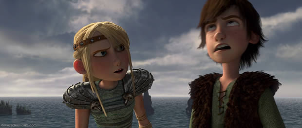 hiccup-astrid-dragons