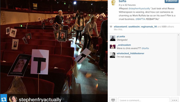 Compte Instagram des BAFTA : https://instagram.com/p/y122kZp3Sa/?modal=true Compte Instagram des BAFTA : https://instagram.com/p/y122kZp3Sa/?modal=true