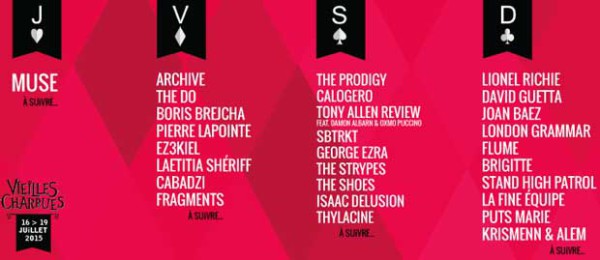 vieilles charrues 2015 programmation vieilles charrues 2015 programmation
