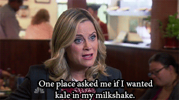 Leslie knope milkshake kale