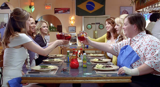 bridesmaids repas alcool