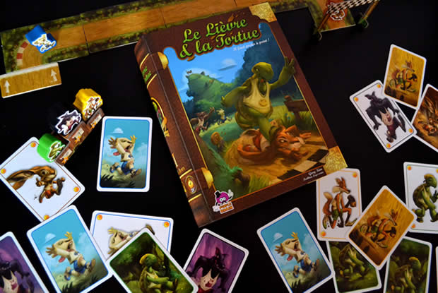 le lièvre et la tortue jeu cartes