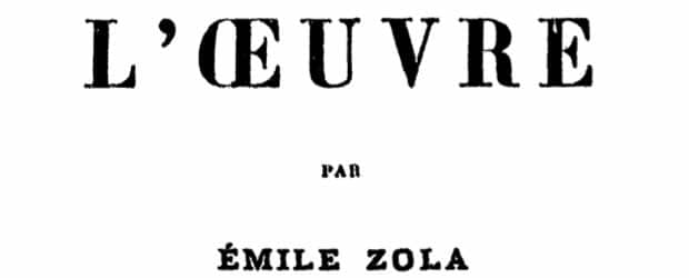 l'oeuvre émile zola