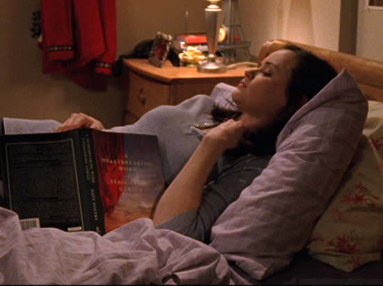 gilmore girls rory bed book