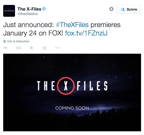 x files retour 24 janvier 2016