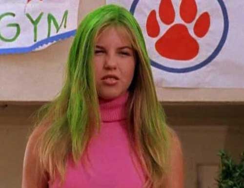 kate-lizzie-mcguire-cheveux-verts