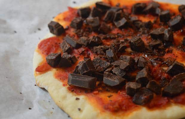 pizza piment chocolat