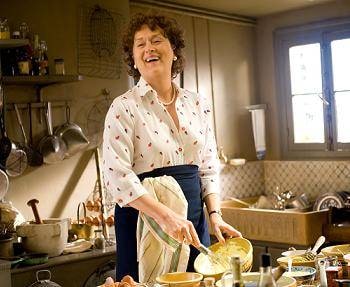 Meryl Streep as "Julia Child"