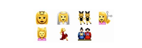 femmes emojis