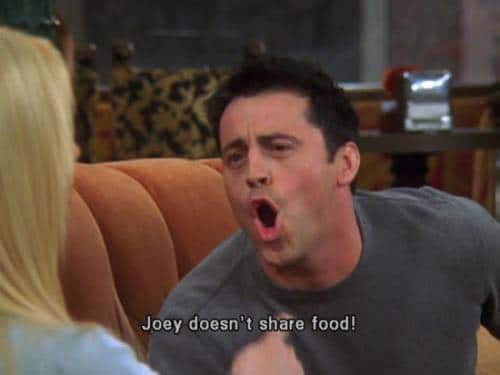 joey doesn't share food