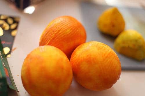 zestes oranges