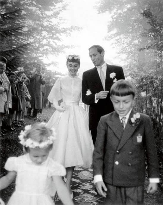 audrey hepburn's wedding