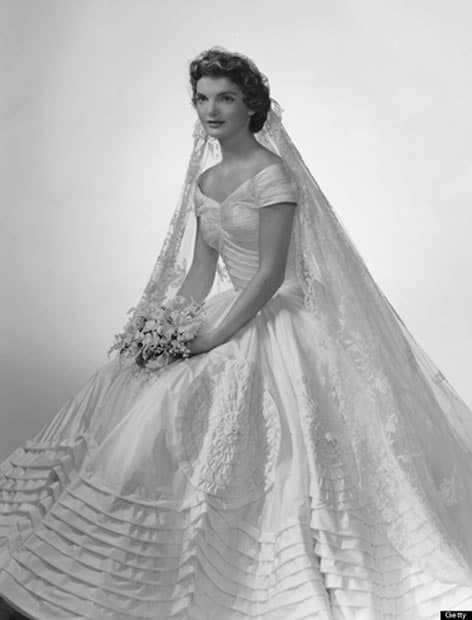 Jackie Kennedy's wedding dress