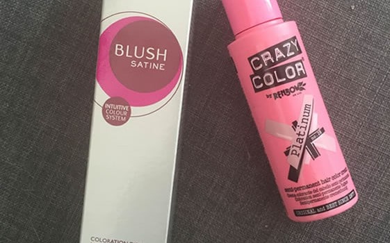 coloration grise eugène parma blush satine crazy color platinium coloration grise eugène parma blush satine crazy color platinium