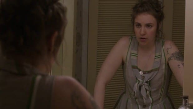 Girls girls hannah mirror sick