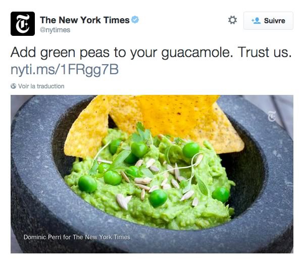 guacamole petits pois