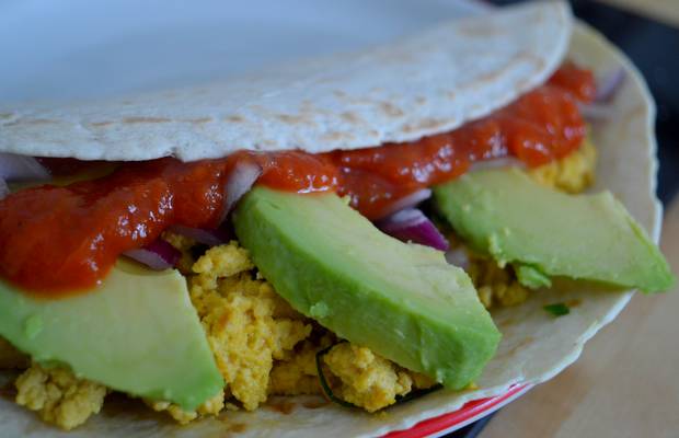 tortilla tofu vegan