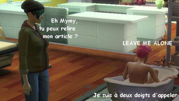 Mymy dans son bain Mymy dans son bain
