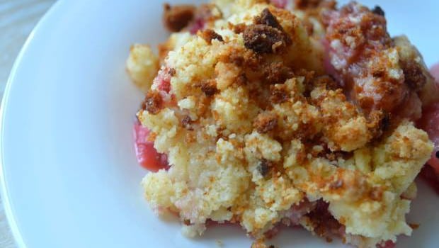 recette crumble pêches love spéculoos