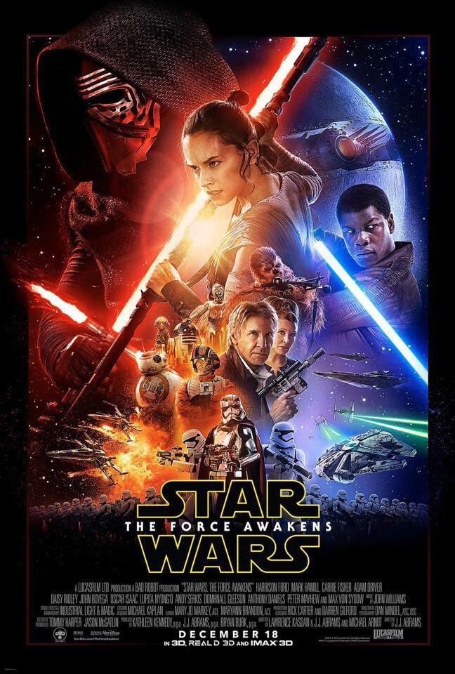 star wars VII the force awakens poster