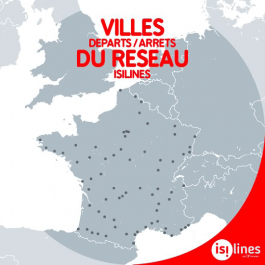 Carte France isilines