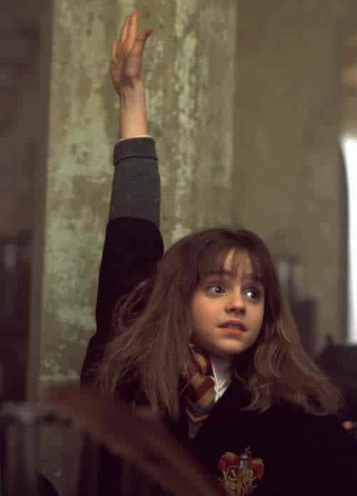 hermione-granger-raising-hand