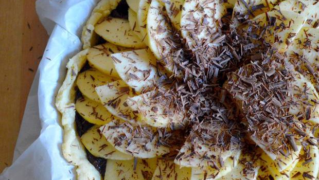tarte pommes amandes chocolat recette tarte pommes amandes chocolat recette