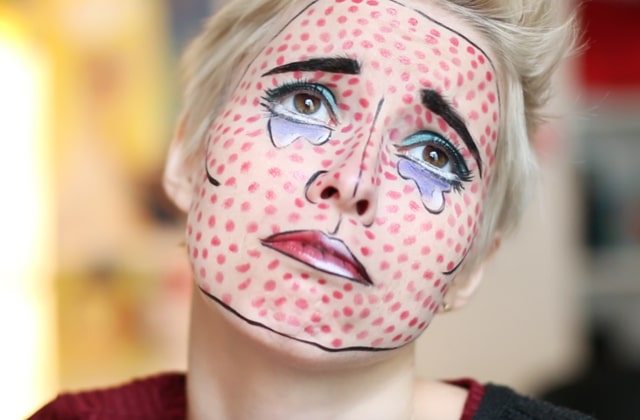 tuto-maquillage-halloween-pop-art-roy-lichtenstein