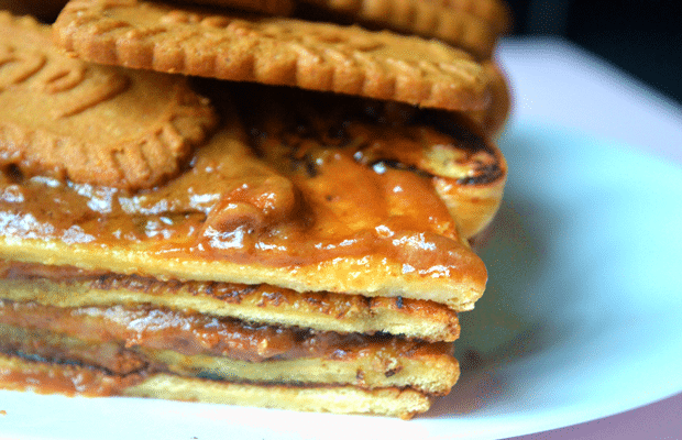 bûche spéculoos pain perdu
