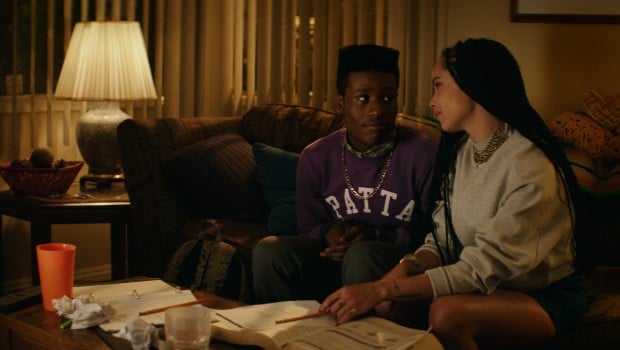 shameik-moore-zoe-kravitz-dope shameik-moore-zoe-kravitz-dope