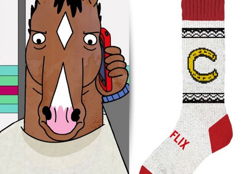 chaussette-netflix-bojack-horseman chaussette-netflix-bojack-horseman