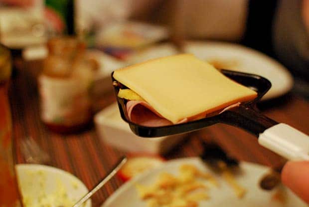 raclette soiree nouvel an