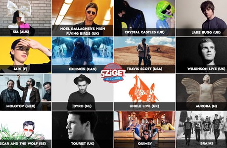 Mosaique artistes logo sziget Mosaique artistes logo sziget