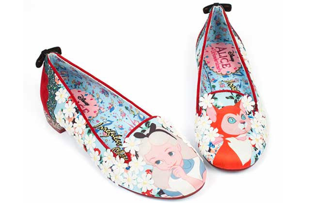 Irregular Choice sort une collection de chaussures « Alice au Pays des