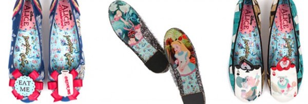 Les chaussures « Alice au pays des Merveilles » d'Irregular Choice sont