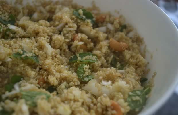 recette salade de quinoa noix de cajou