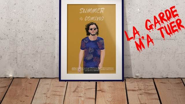 affiche-jon-snow-summer-coming-game-of-thrones
