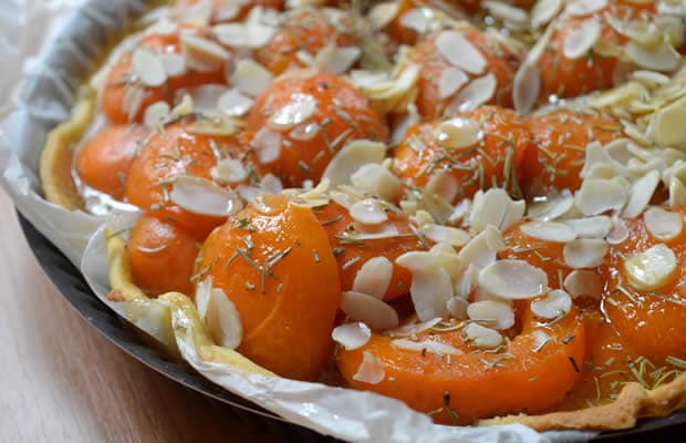 tarte abricot amandes