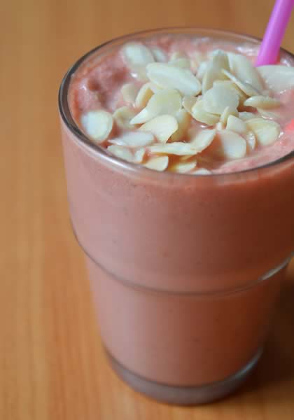 smoothie recette fraise pasteque