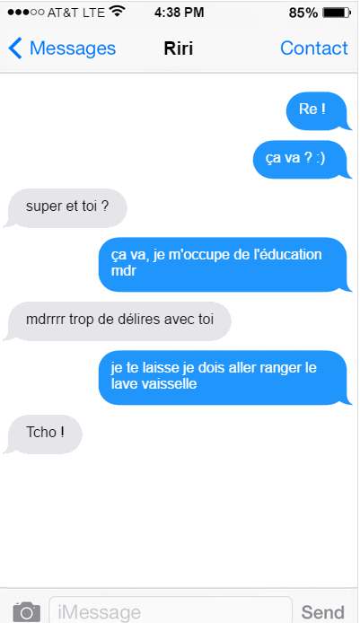 rihanna françois hollande conversation sms