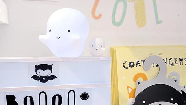 Veilleuse Halloween Fantôme Design Livre - Décoration Lumineuse LED Pour Chambre, Cheminée, Bureau - Ambiance Douce Et Effrayante