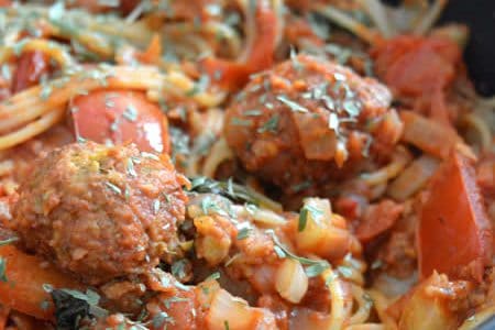 spaghettis vegan boulettes spaghettis vegan boulettes