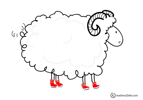 dessin-mouton