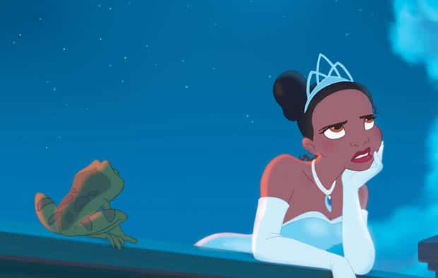 Tiana dans La Princesse et la Grenouille de Disney