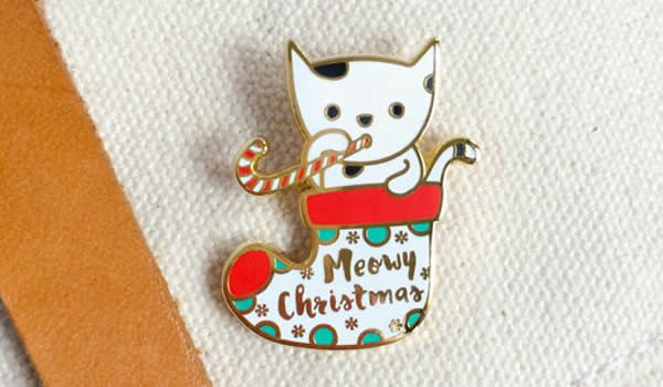 broche-chat-noel