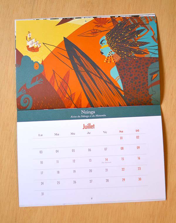 les-culottees-calendrier-nzinga