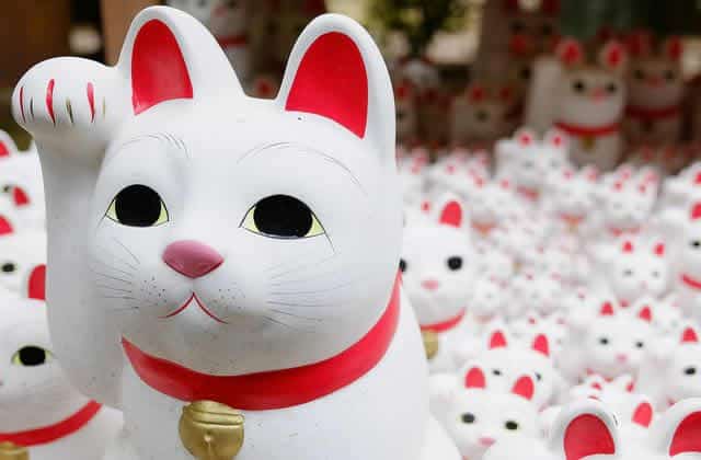 ⌘ Porte-Bonheur ⌘さま Les porte-bonheur japonais - Carte postale du Japon