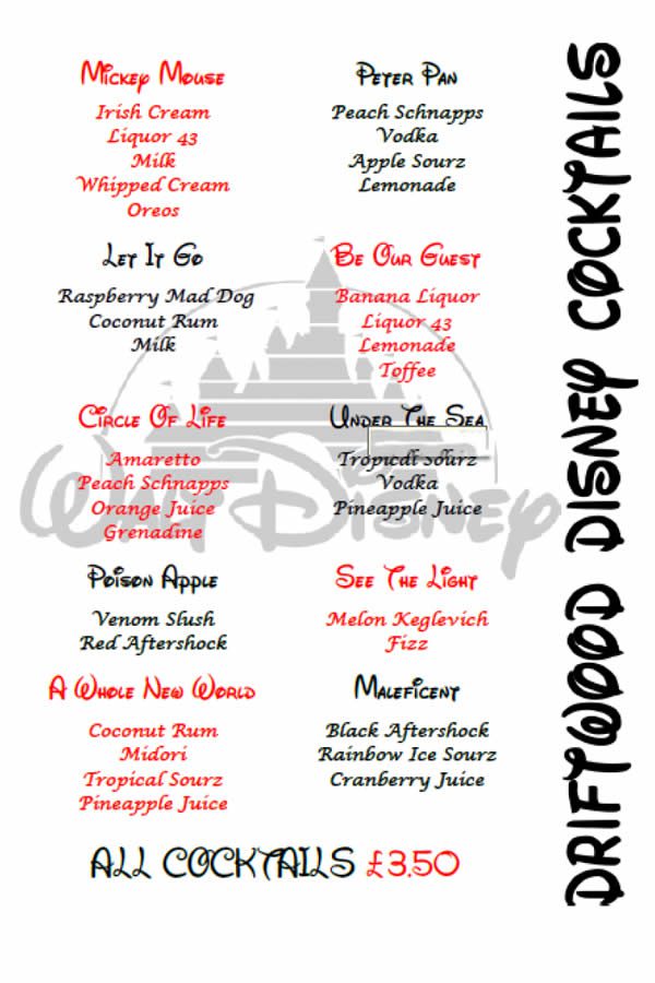 cocktails-disney-menu