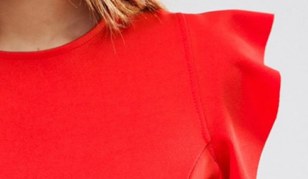 robe-rouge-asos-volants